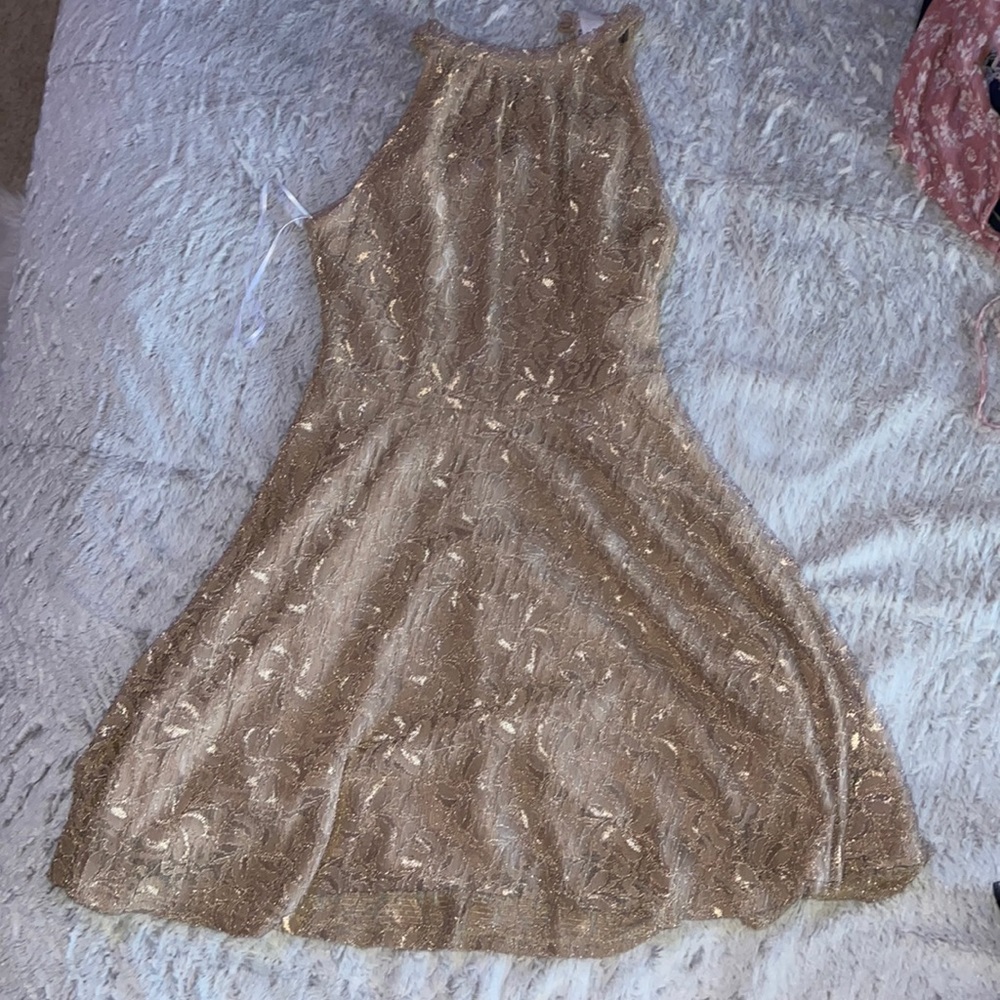 Kimcine gold dress